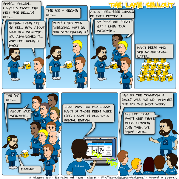 feedora webcomic: sellout